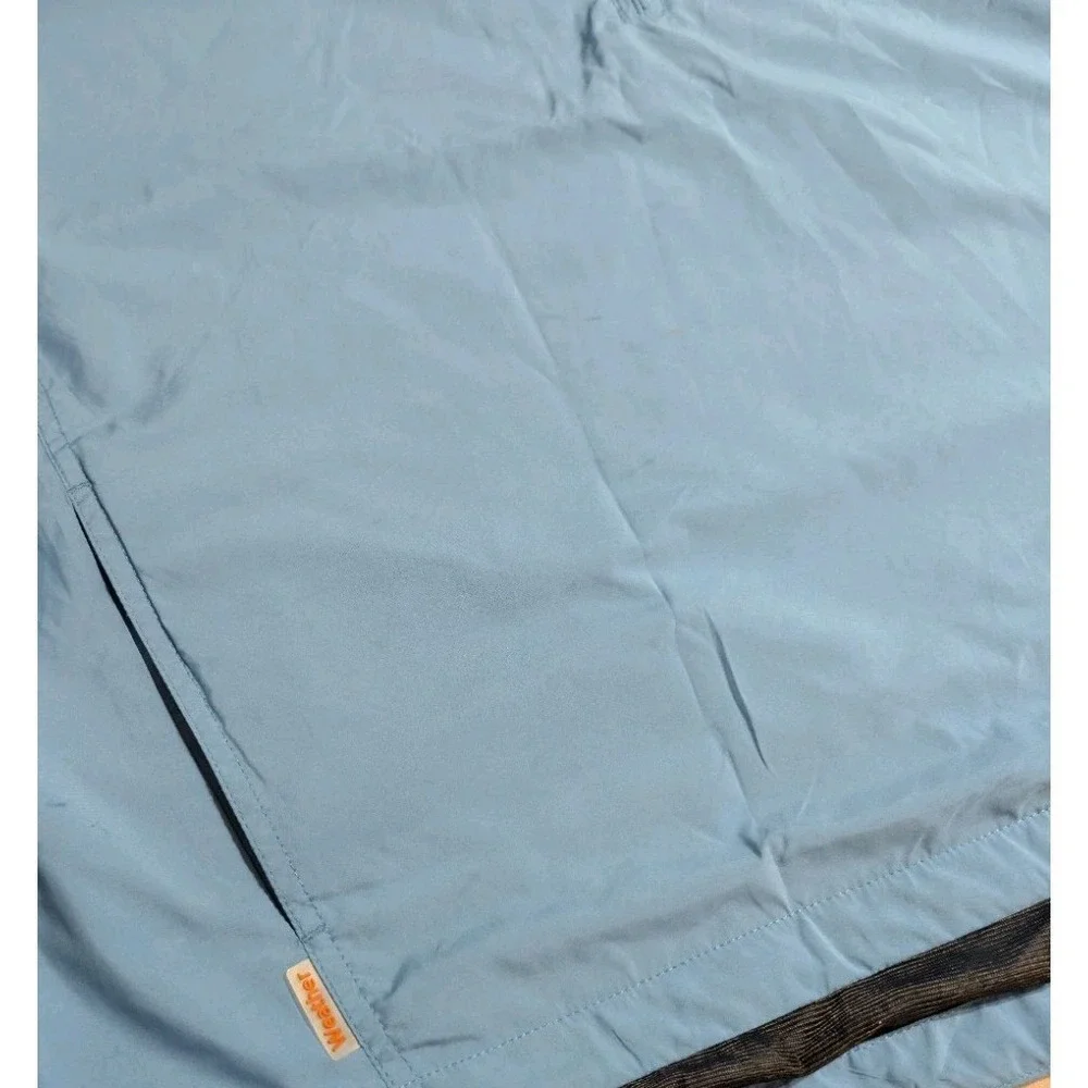Sunice Golf Jacket Men XL Blue 1/2 Zip Short Sleeve Pullover Wind Shirt TDC